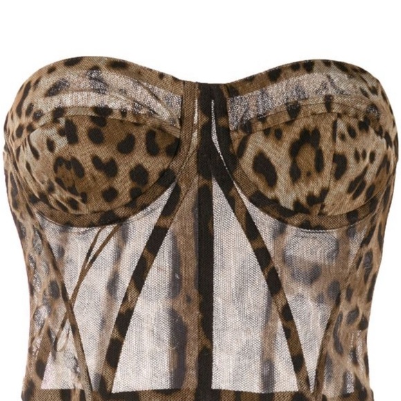 Dolce & Gabbana Other - Dolce & Gabbana Leopard Print Bustier